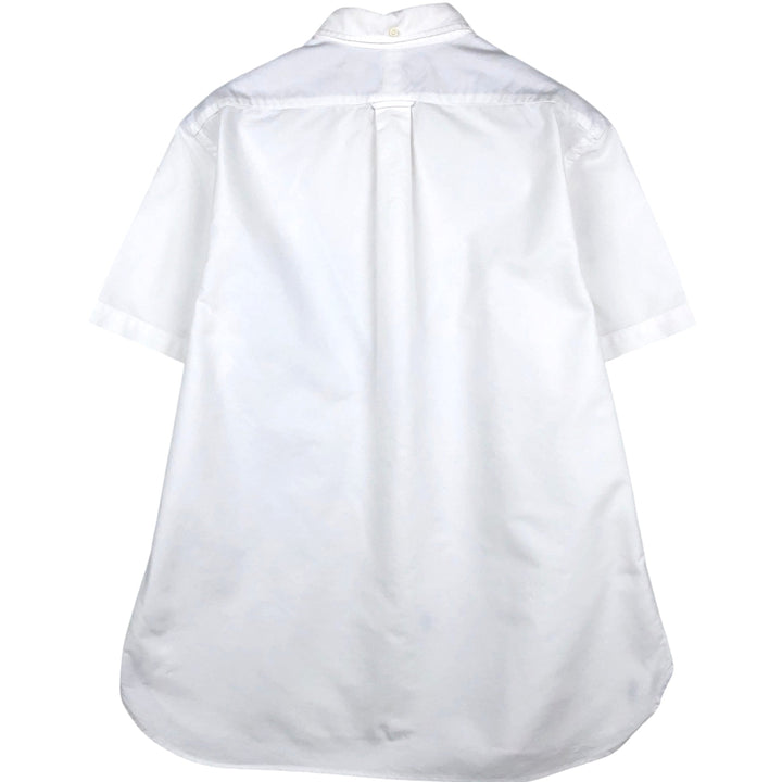 Ralph Lauren short sleeve button down shirt, men's size L cotton white type Vintage Second Hand