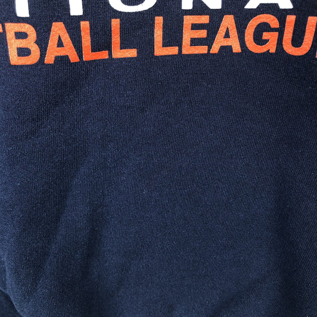 90'S Russell NFL Denver Broncos Print Sweatshirt, Made in USA, Men's XL (approx.), Vintage cotton navy blue type Vintage Second Hand