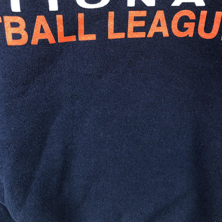 90'S Russell NFL Denver Broncos Print Sweatshirt, Made in USA, Men's XL (approx.), Vintage cotton navy blue type Vintage Second Hand