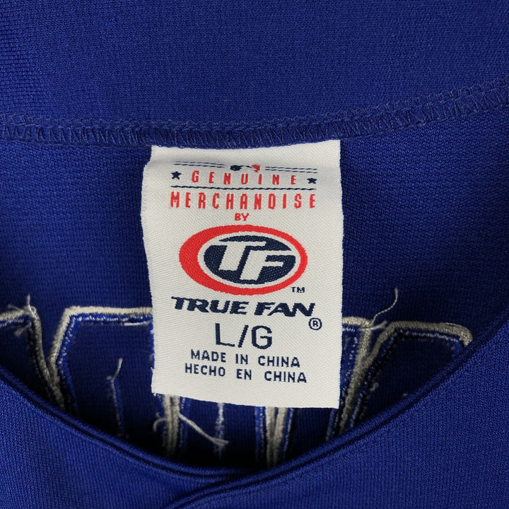 TRUE FAN MLB LOS ANGELES DODGERS Game Shirt Baseball Shirt Men's Size L polyester blue type Vintage Second Hand