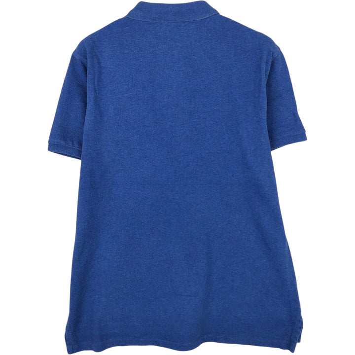 Ralph Lauren POLO RALPH LAUREN SLIM FIT short sleeve polo shirt, men's size L unclear blue type Vintage Second Hand