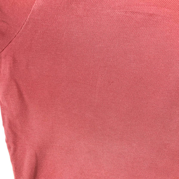 Ralph Lauren POLO by Ralph Lauren short sleeve polo shirt, men's XL size cotton red type Vintage Second Hand