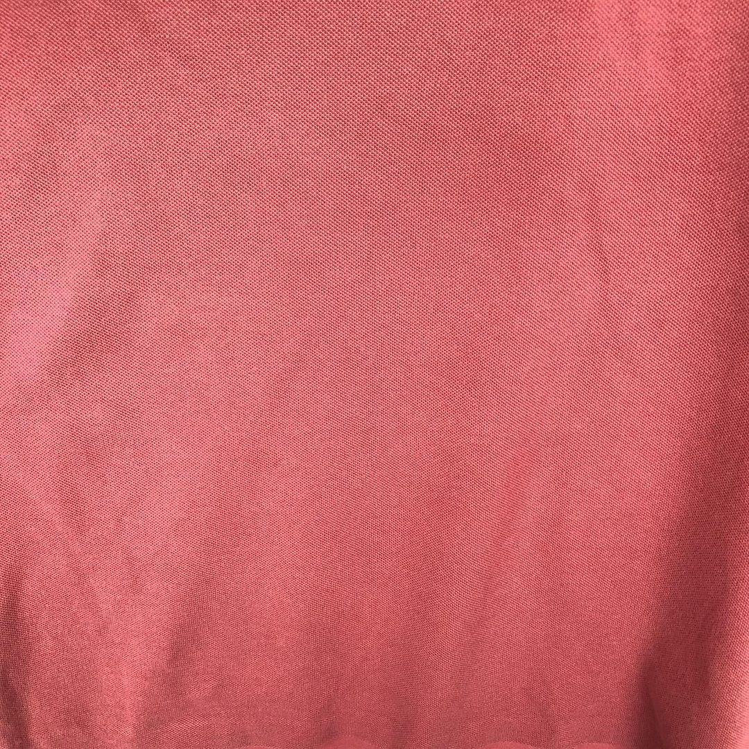 Ralph Lauren POLO by Ralph Lauren short sleeve polo shirt, men's XL size cotton red type Vintage Second Hand