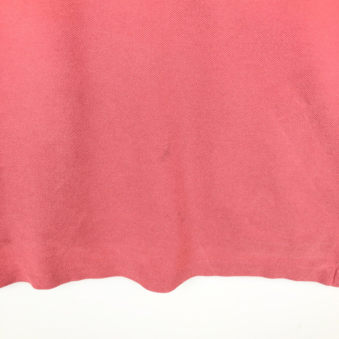 Ralph Lauren POLO by Ralph Lauren short sleeve polo shirt, men's XL size cotton red type Vintage Second Hand
