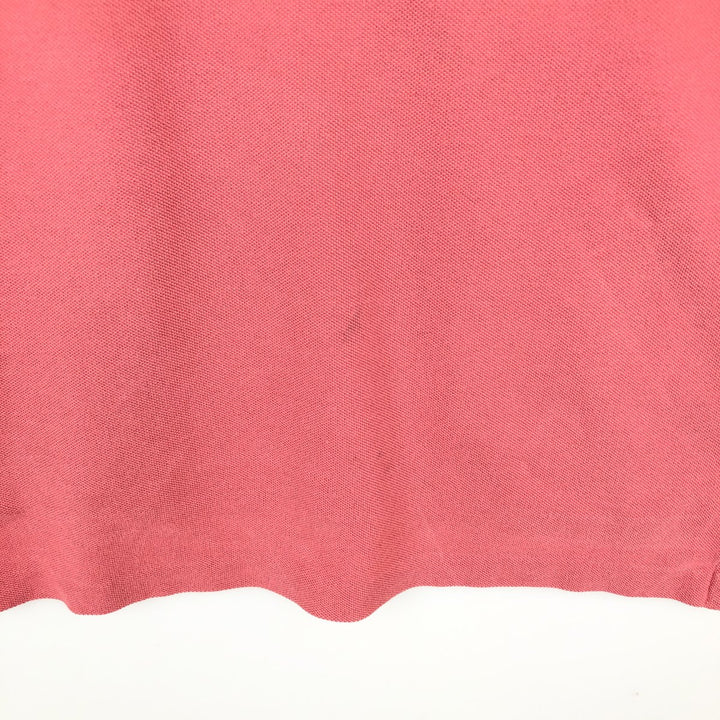 Ralph Lauren POLO by Ralph Lauren short sleeve polo shirt, men's XL size cotton red type Vintage Second Hand
