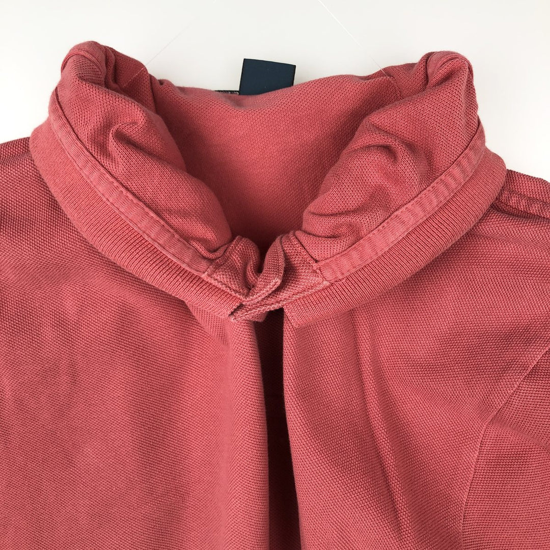 Ralph Lauren POLO by Ralph Lauren short sleeve polo shirt, men's XL size cotton red type Vintage Second Hand
