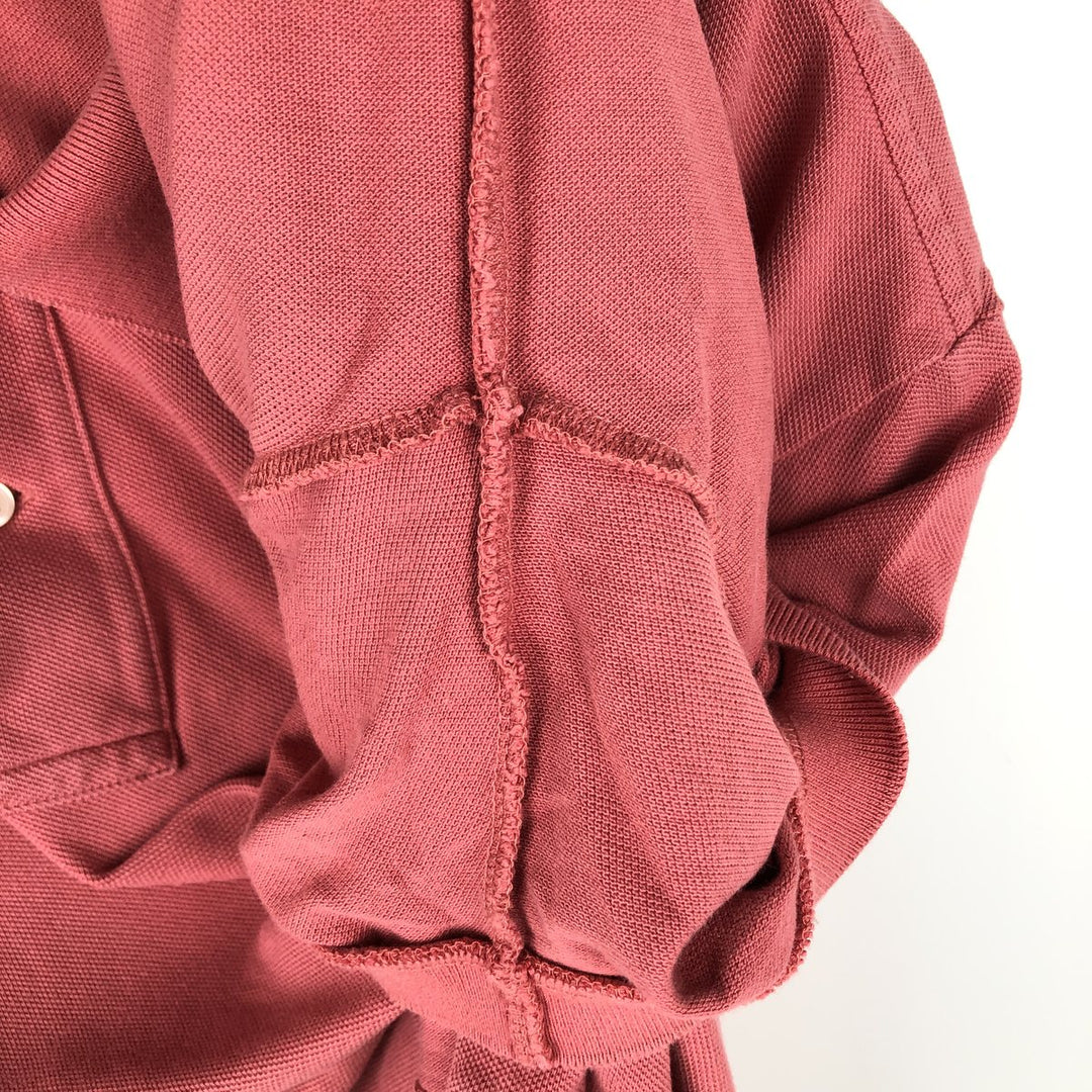 Ralph Lauren POLO by Ralph Lauren short sleeve polo shirt, men's XL size cotton red type Vintage Second Hand