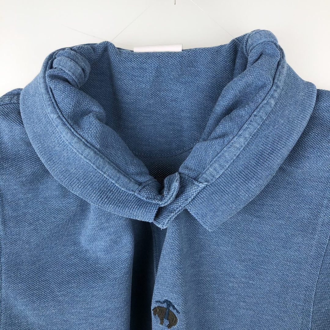Brooks Brothers Est.1818 Short-Sleeve Polo Shirt, Men's Size M (approx.) cotton Blue type light blue Vintage Second Hand