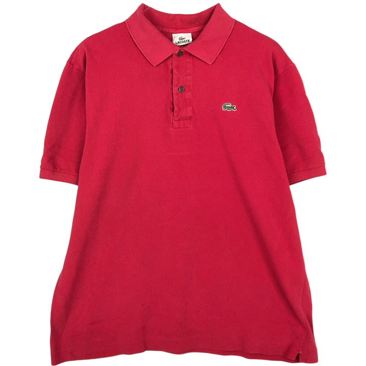 Lacoste LACOSTE Short Sleeve Polo Shirt Size 6 Men's XL cotton red type Vintage Second Hand