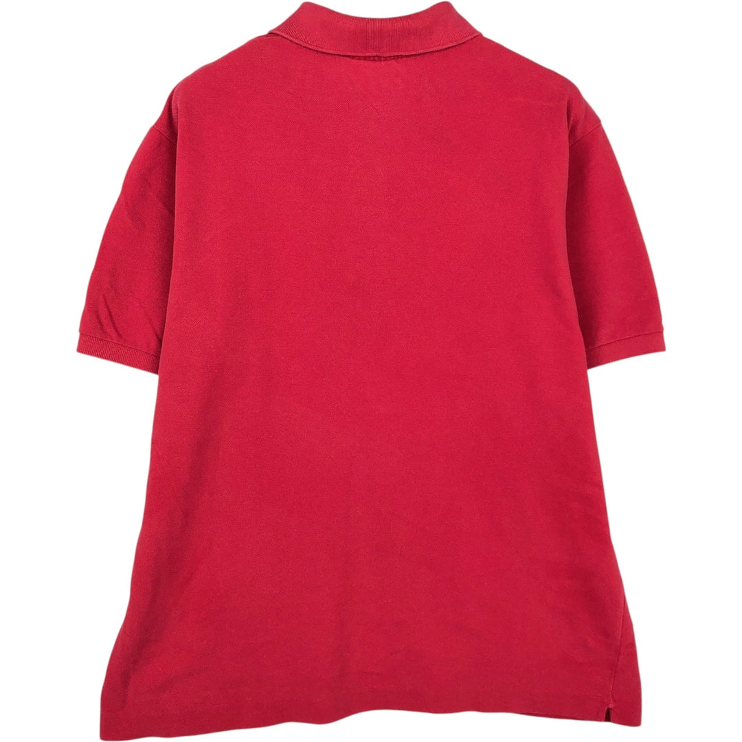Lacoste LACOSTE Short Sleeve Polo Shirt Size 6 Men's XL cotton red type Vintage Second Hand