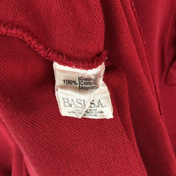 Lacoste LACOSTE Short Sleeve Polo Shirt Size 6 Men's XL cotton red type Vintage Second Hand