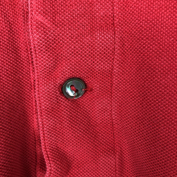 Lacoste LACOSTE Short Sleeve Polo Shirt Size 6 Men's XL cotton red type Vintage Second Hand