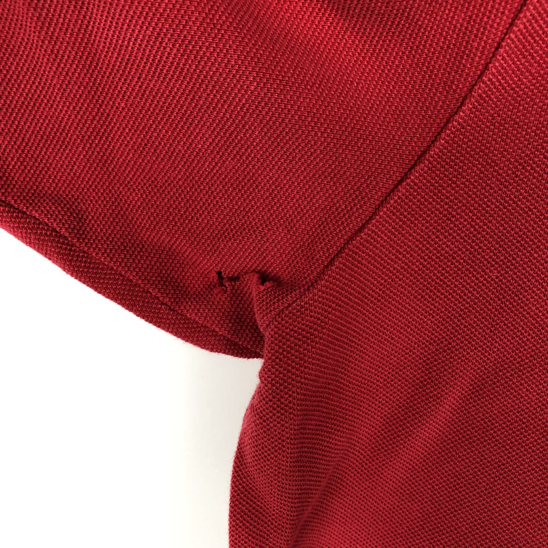Lacoste LACOSTE Short Sleeve Polo Shirt Size 6 Men's XL cotton red type Vintage Second Hand