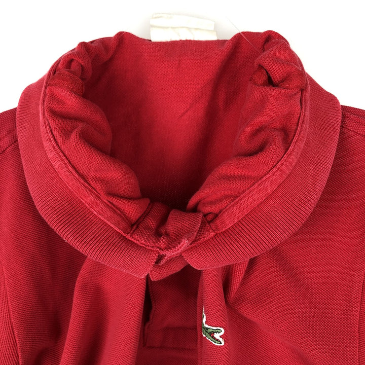 Lacoste LACOSTE Short Sleeve Polo Shirt Size 6 Men's XL cotton red type Vintage Second Hand