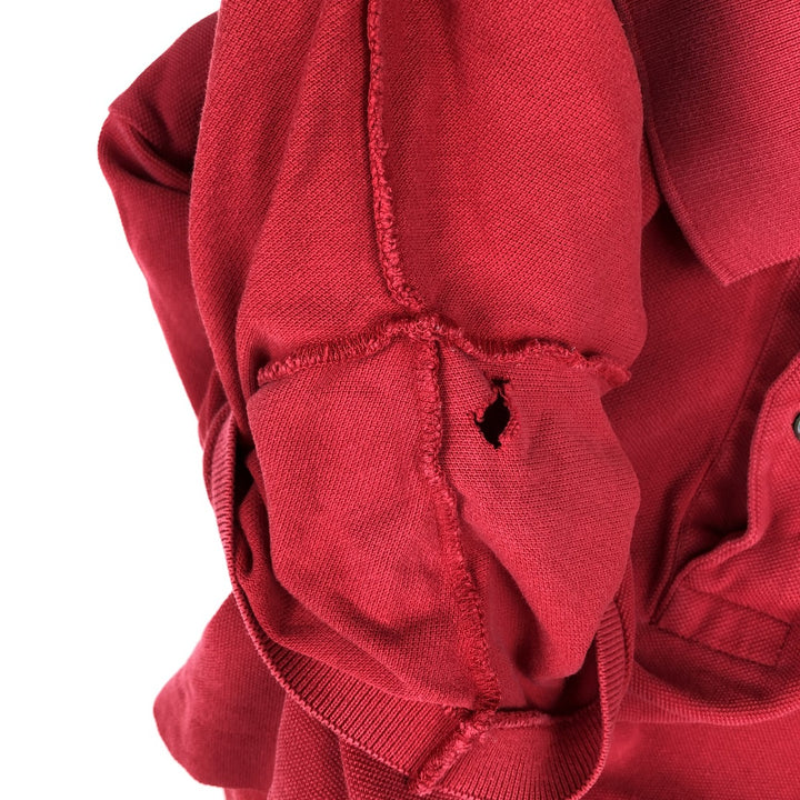 Lacoste LACOSTE Short Sleeve Polo Shirt Size 6 Men's XL cotton red type Vintage Second Hand