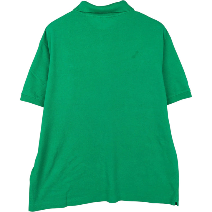 Lacoste Classic Fit short sleeve polo shirt, men's XL size cotton green type Vintage Second Hand