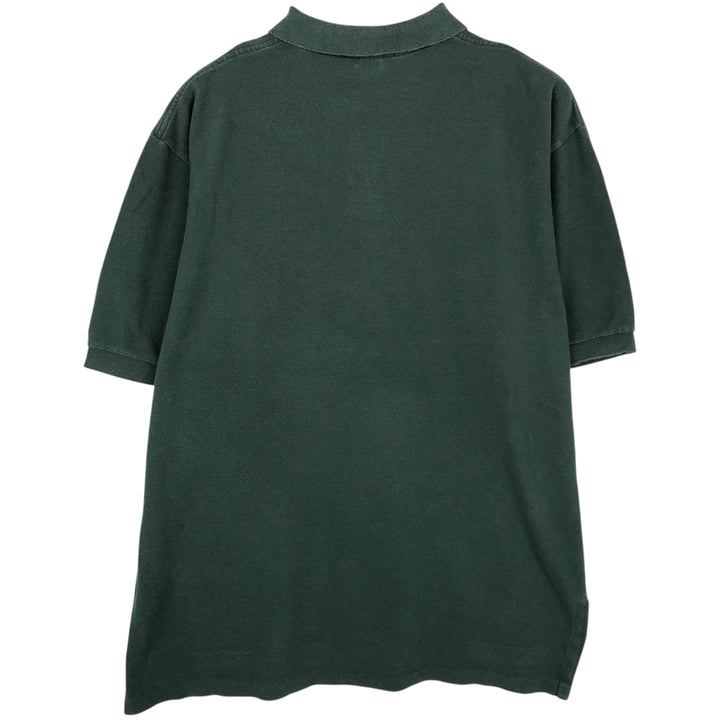 Ralph Lauren POLO by Ralph Lauren short-sleeved polo shirt, Made in USA, Men's XL cotton green type Vintage Second Hand