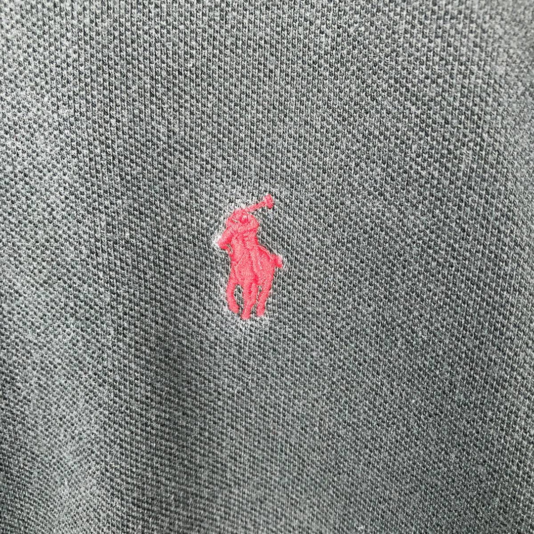 Ralph Lauren POLO by Ralph Lauren short-sleeved polo shirt, Made in USA, Men's XL cotton green type Vintage Second Hand
