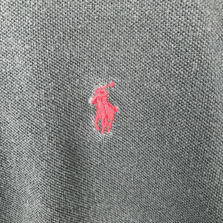 Ralph Lauren POLO by Ralph Lauren short-sleeved polo shirt, Made in USA, Men's XL cotton green type Vintage Second Hand