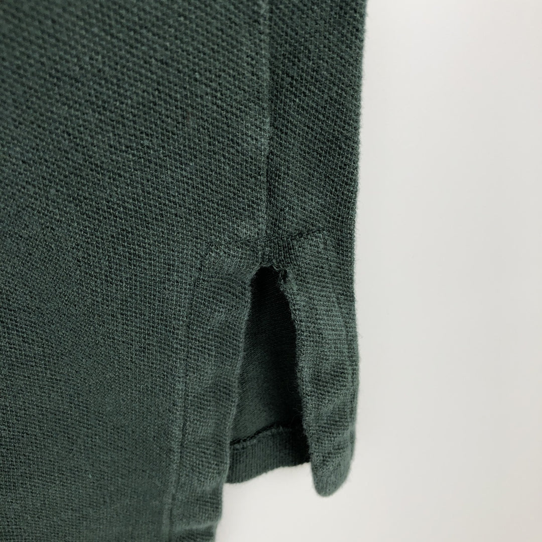 Ralph Lauren POLO by Ralph Lauren short-sleeved polo shirt, Made in USA, Men's XL cotton green type Vintage Second Hand