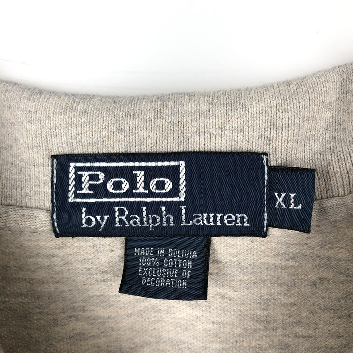 Ralph Lauren POLO by Ralph Lauren short sleeve polo shirt, men's XL size cotton Beige type Vintage Second Hand