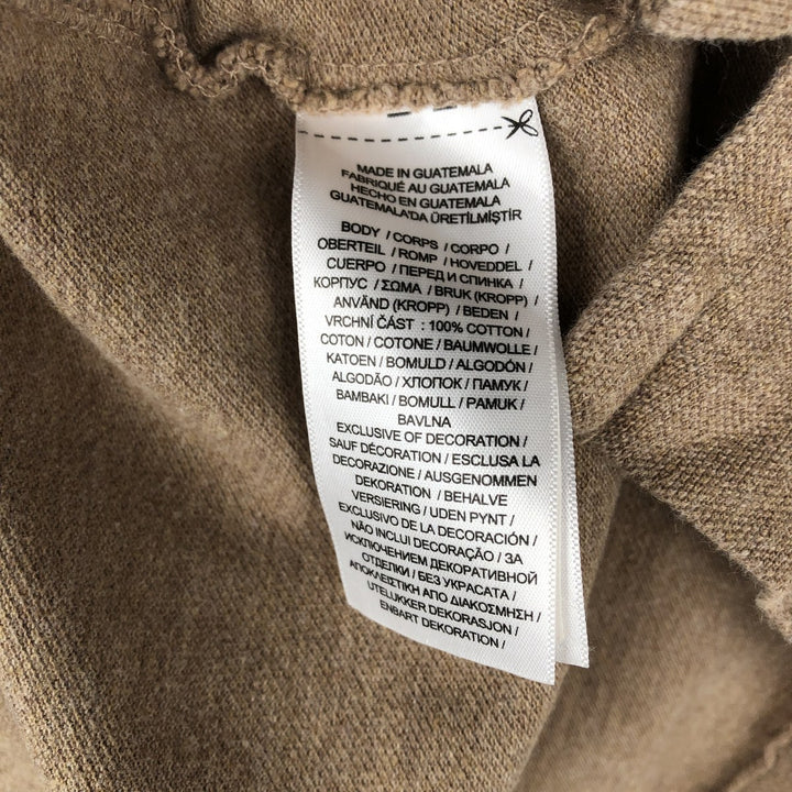 Ralph Lauren POLO RALPH LAUREN CLASSIC FIT short sleeve polo shirt men's XXL equivalent cotton beige type brown Vintage Second Hand