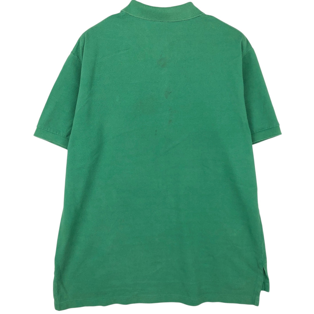 Ralph Lauren POLO by Ralph Lauren short sleeve polo shirt, men's XL size cotton green type Vintage Second Hand