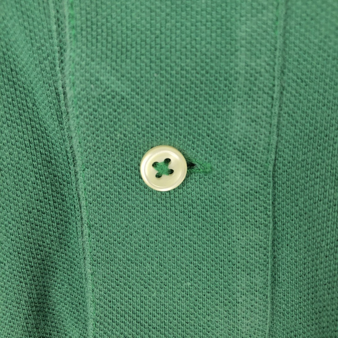 Ralph Lauren POLO by Ralph Lauren short sleeve polo shirt, men's XL size cotton green type Vintage Second Hand