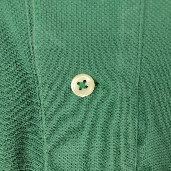 Ralph Lauren POLO by Ralph Lauren short sleeve polo shirt, men's XL size cotton green type Vintage Second Hand
