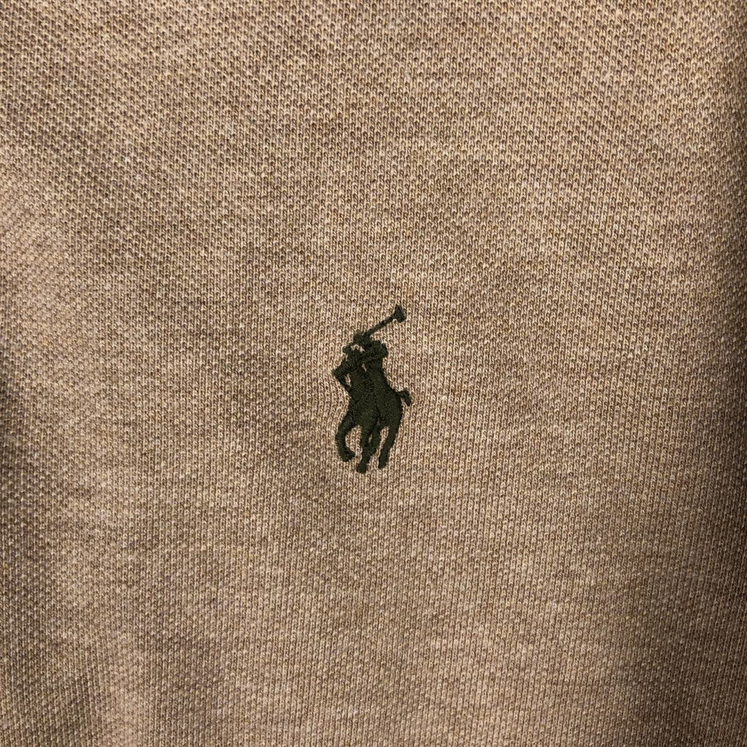 Ralph Lauren POLO by Ralph Lauren short sleeve polo shirt, size S for men cotton beige type brown Vintage Second Hand