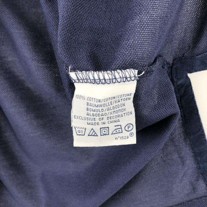 Ralph Lauren POLO by Ralph Lauren CUSTOM FIT short sleeve polo shirt, men's M size cotton navy blue type Vintage Second Hand