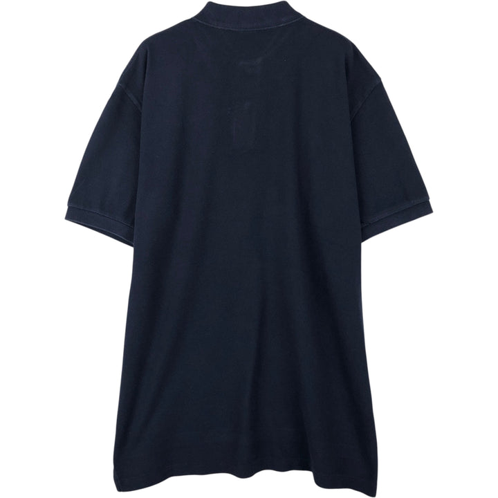 Ralph Lauren POLO by Ralph Lauren short sleeve polo shirt, men's XL size cotton navy blue type Vintage Second Hand