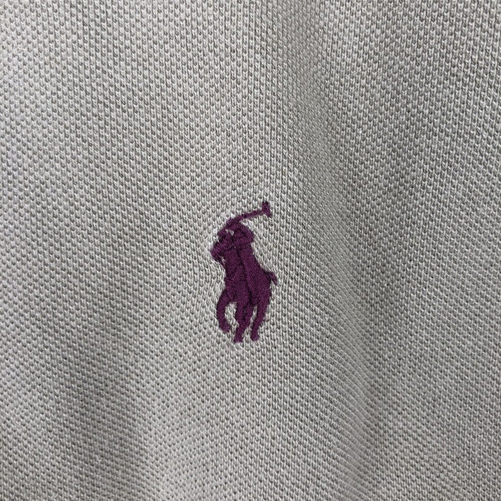 Ralph Lauren POLO by Ralph Lauren short sleeve polo shirt, men's size L cotton Khaki type Vintage Second Hand