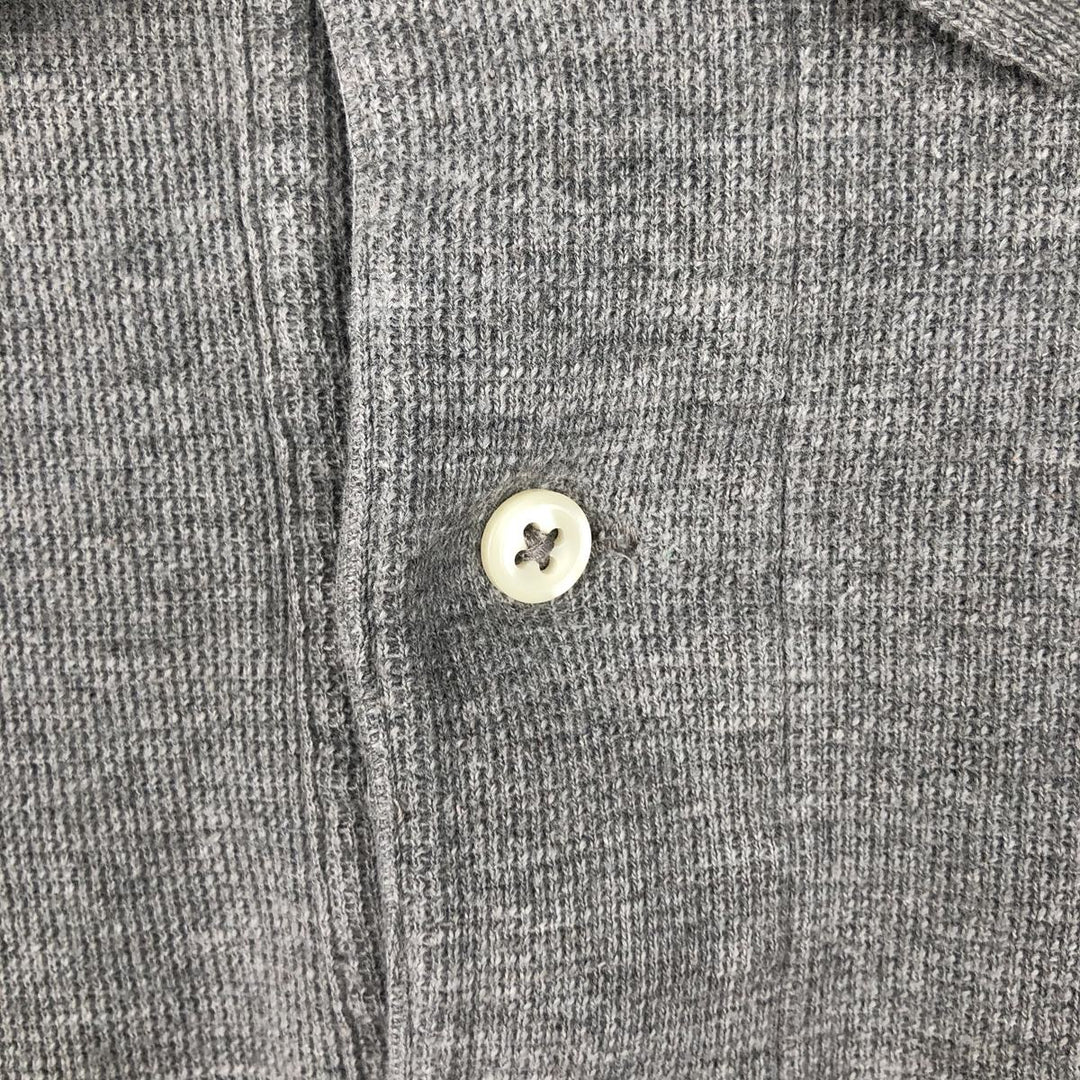 Ralph Lauren POLO by Ralph Lauren short sleeve striped polo shirt, men's size L cotton gray type Vintage Second Hand
