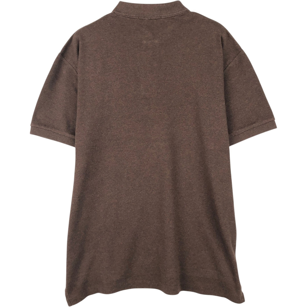 Ralph Lauren POLO by Ralph Lauren short sleeve polo shirt, men's size M cotton brown type Vintage Second Hand