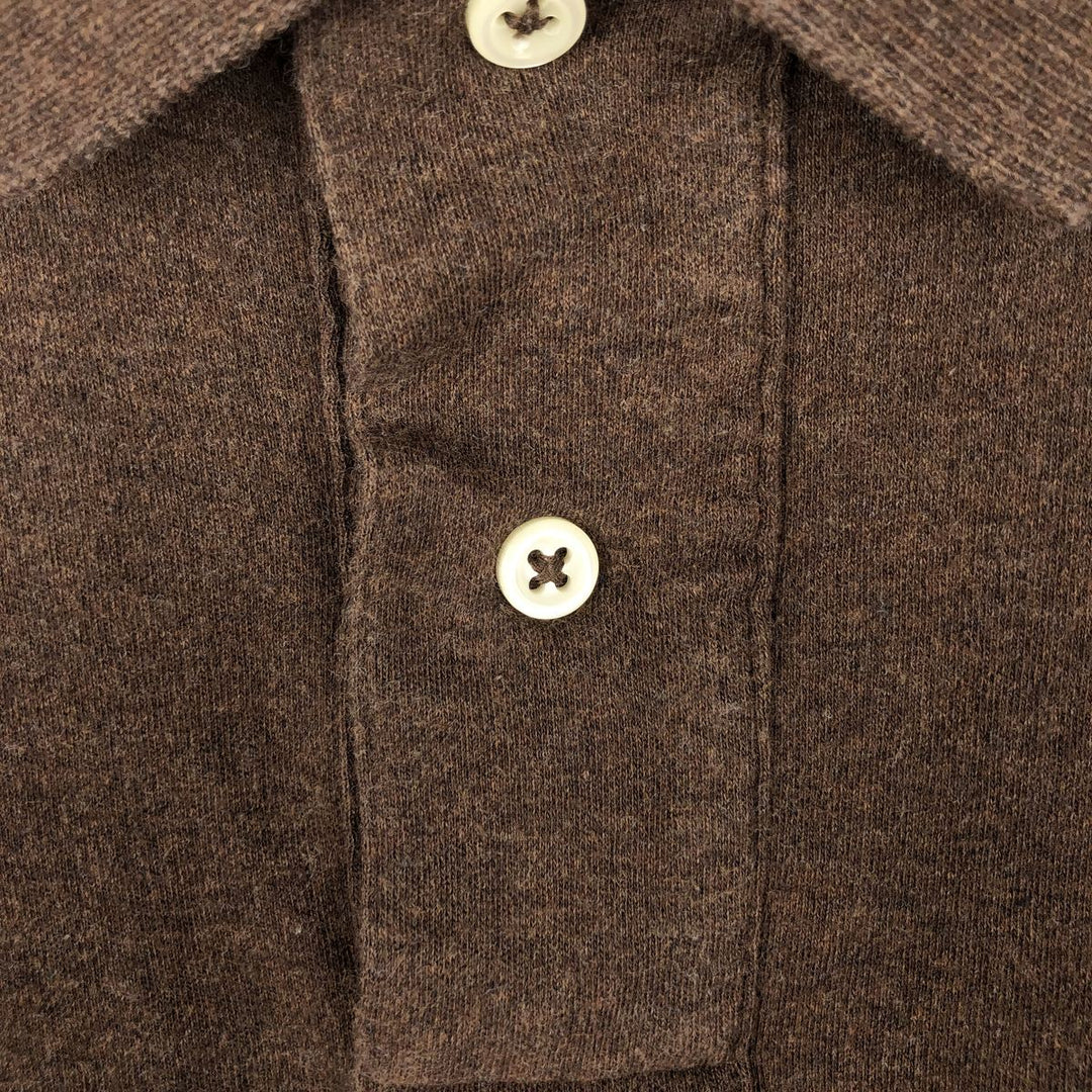 Ralph Lauren POLO by Ralph Lauren short sleeve polo shirt, men's size M cotton brown type Vintage Second Hand