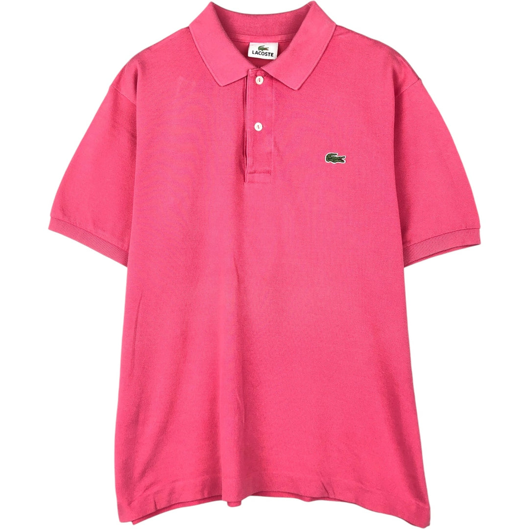 Lacoste LACOSTE Short Sleeve Polo Shirt Size 5 Men's L cotton pink type Vintage Second Hand