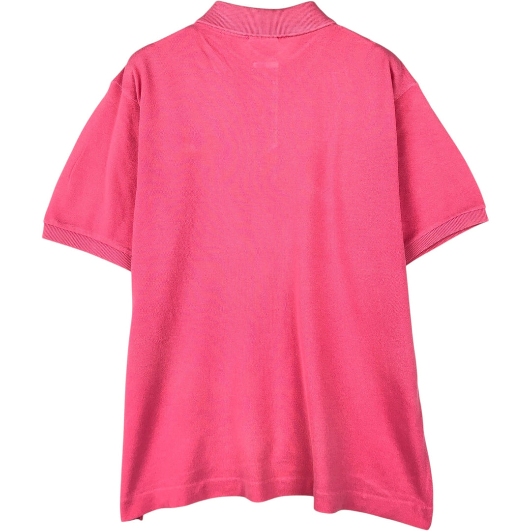 Lacoste LACOSTE Short Sleeve Polo Shirt Size 5 Men's L cotton pink type Vintage Second Hand