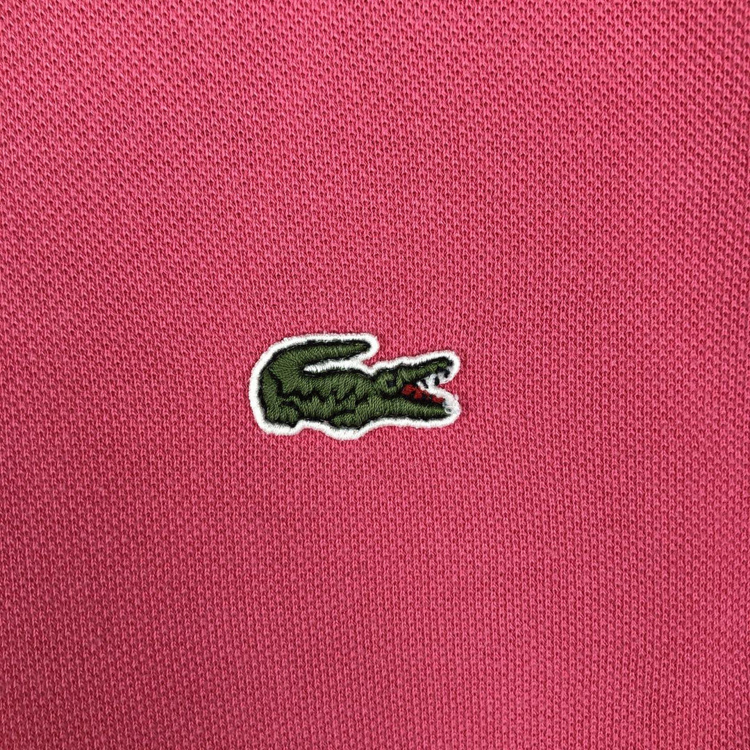 Lacoste LACOSTE Short Sleeve Polo Shirt Size 5 Men's L cotton pink type Vintage Second Hand