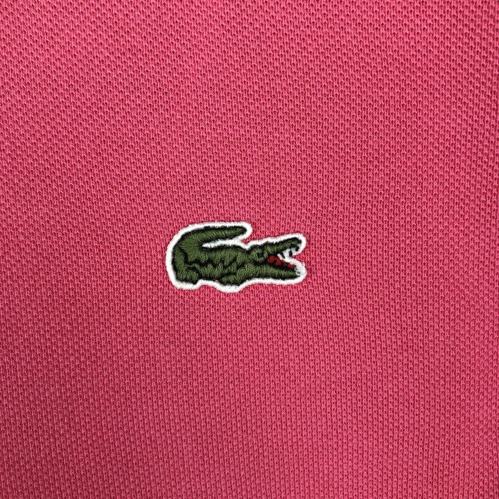 Lacoste LACOSTE Short Sleeve Polo Shirt Size 5 Men's L cotton pink type Vintage Second Hand
