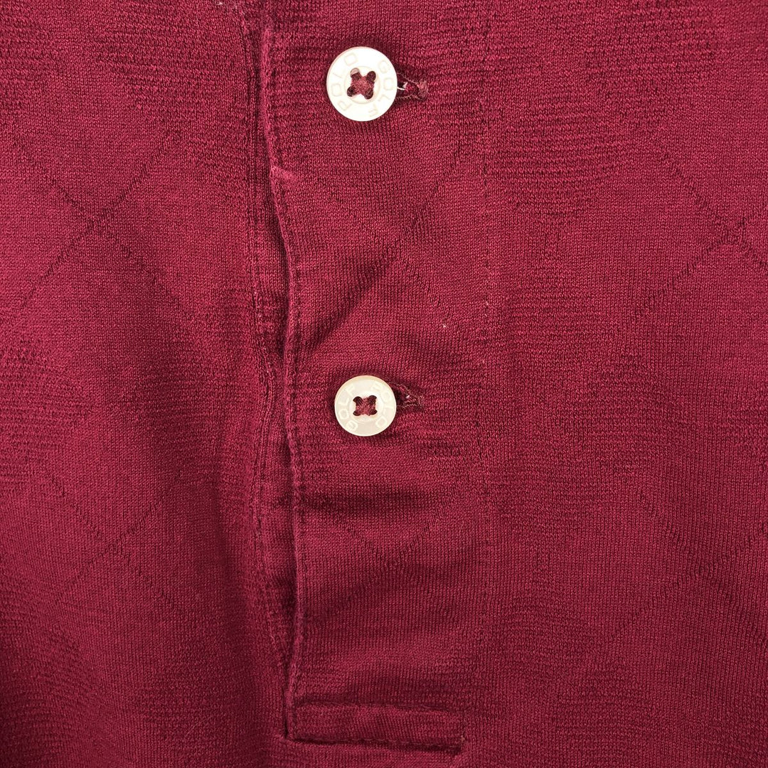 Ralph Lauren POLO GOLF Short Sleeve Polo Shirt Men's XL cotton red type Vintage Second Hand