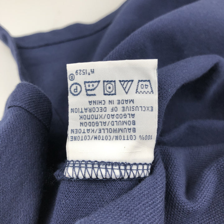 Ralph Lauren POLO by Ralph Lauren short sleeve polo shirt, men's XL size cotton navy blue type Vintage Second Hand