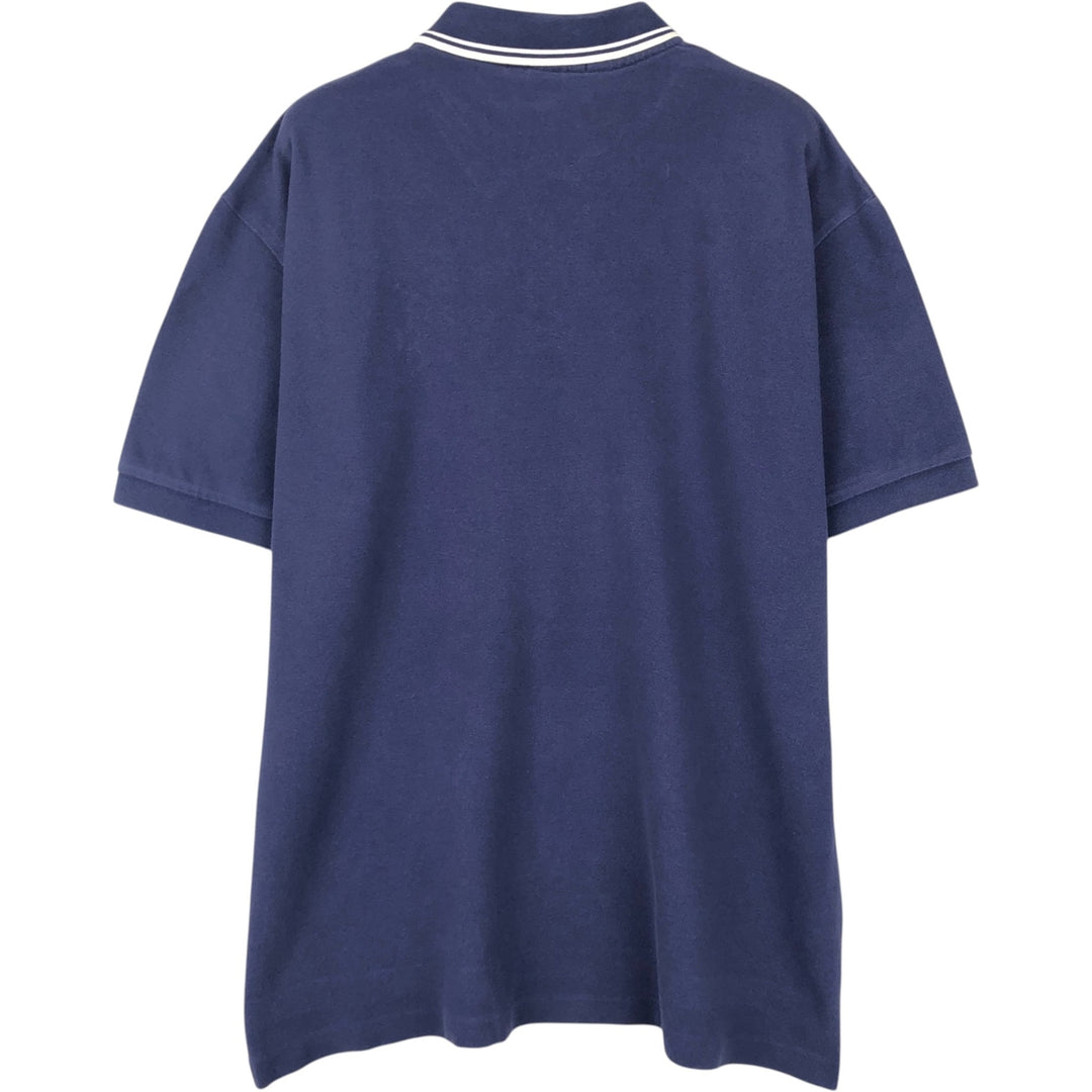 Ralph Lauren POLO by Ralph Lauren short sleeve polo shirt, men's size L cotton navy blue type Vintage Second Hand