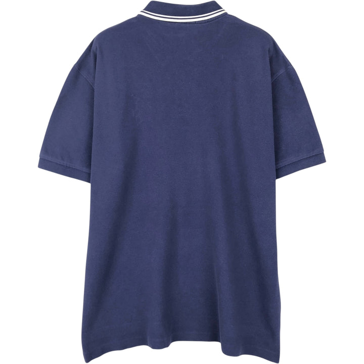 Ralph Lauren POLO by Ralph Lauren short sleeve polo shirt, men's size L cotton navy blue type Vintage Second Hand