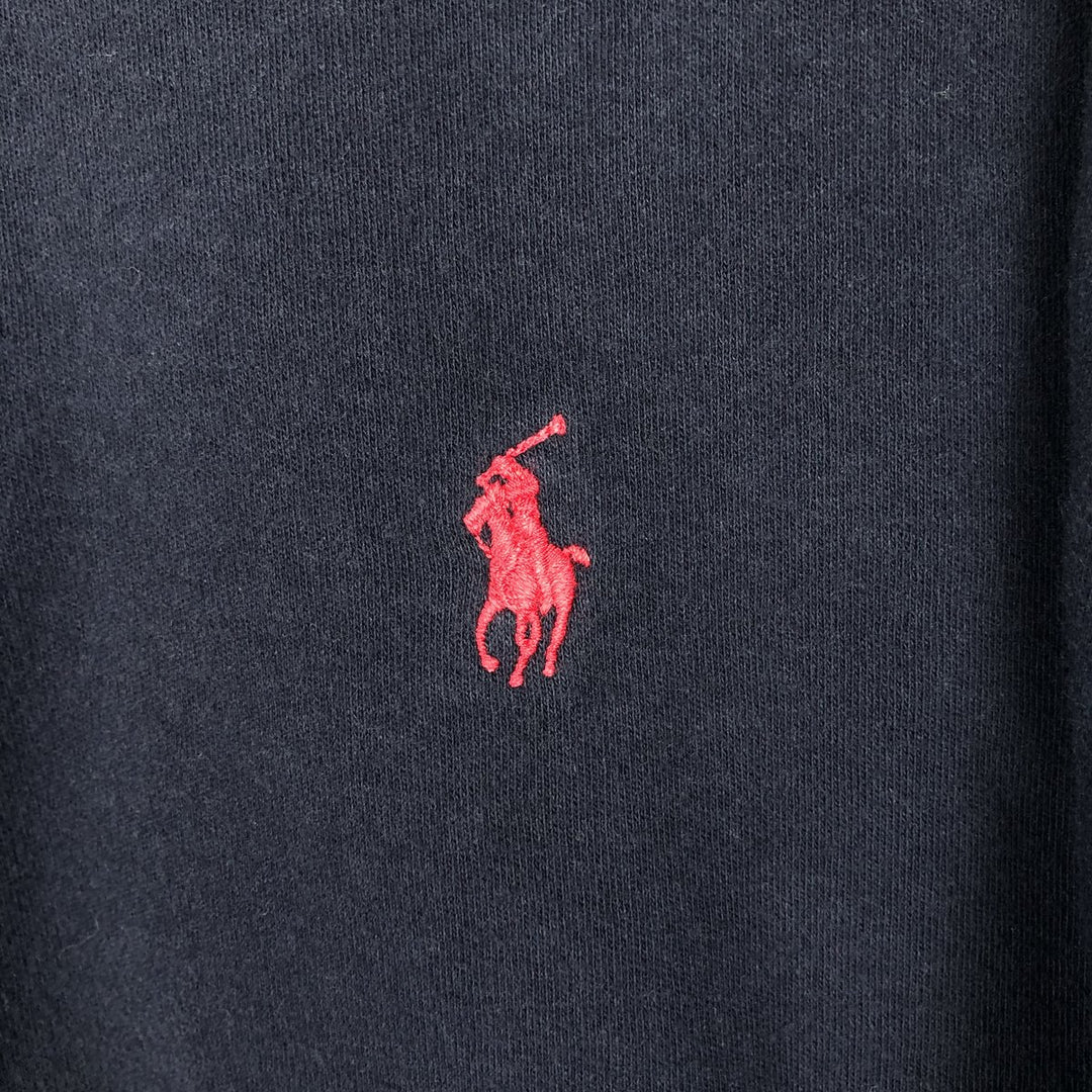 Ralph Lauren POLO by Ralph Lauren short sleeve polo shirt, men's size L cotton black type Vintage Second Hand
