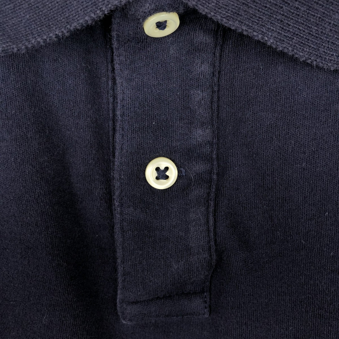 Ralph Lauren POLO by Ralph Lauren short sleeve polo shirt, men's size L cotton black type Vintage Second Hand