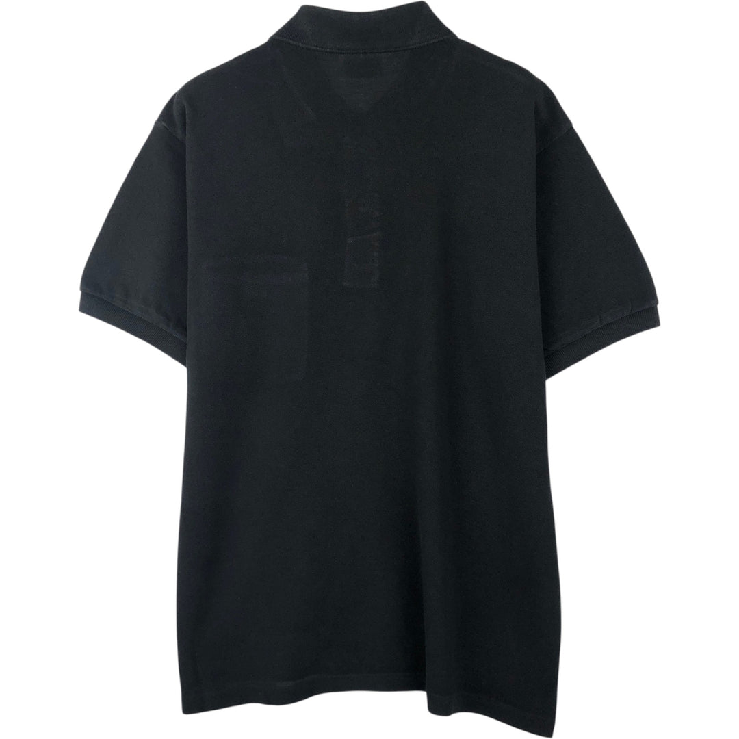 Lacoste LACOSTE Short Sleeve Polo Shirt Size 4 Men's M cotton black type Vintage Second Hand