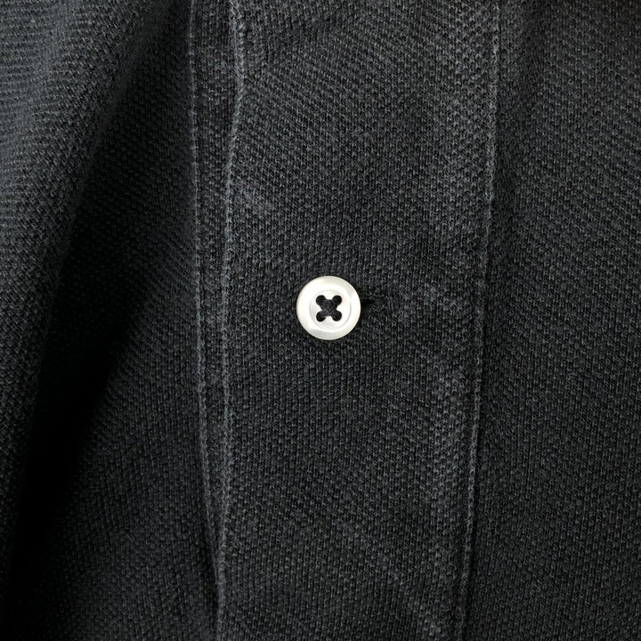 Ralph Lauren POLO by Ralph Lauren short sleeve polo shirt, men's size M cotton black type Vintage Second Hand