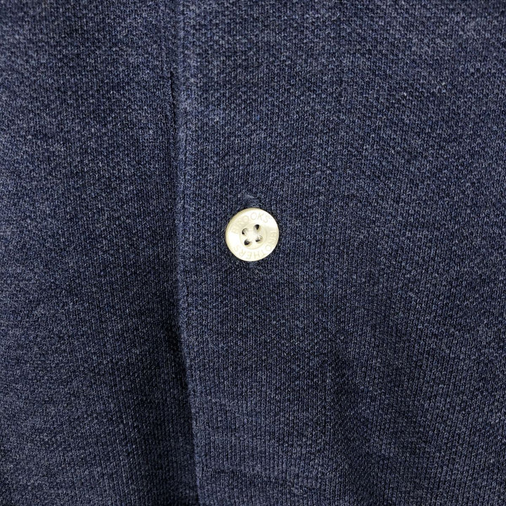 Brooks Brothers Est.1818 Short-Sleeve Polo Shirt, Men's Size M (approx.) cotton navy blue type Vintage Second Hand
