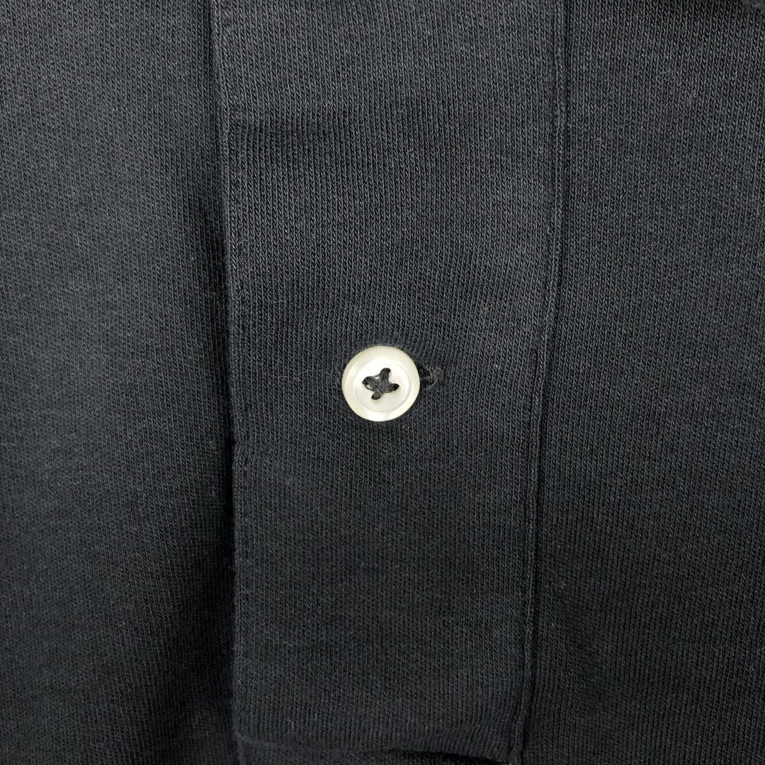 Ralph Lauren POLO by Ralph Lauren short sleeve polo shirt, men's size L cotton black type Vintage Second Hand